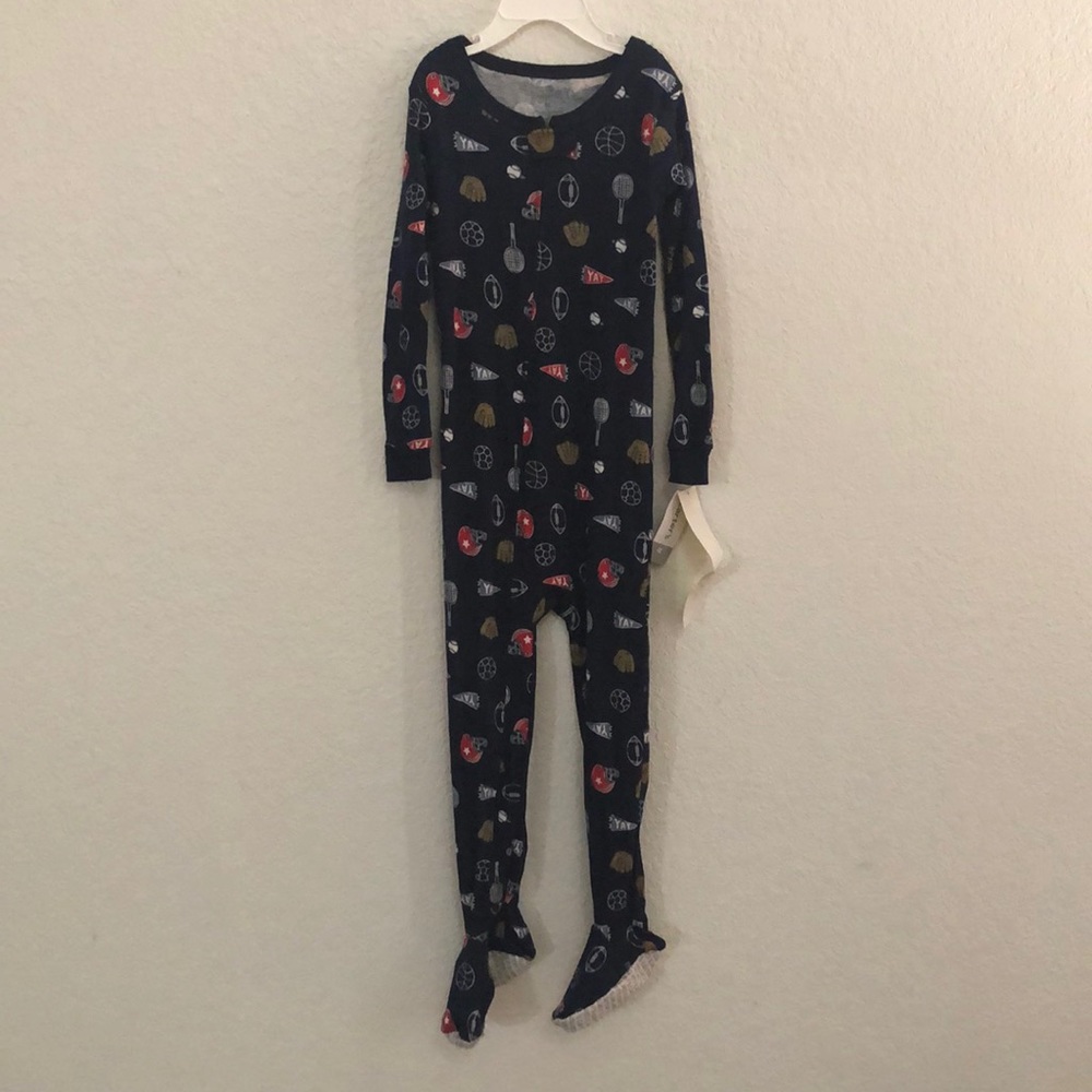 Carter's Toddler Boys 1-Pc. Sport-Print Footie PJ - Picture 2 of 8